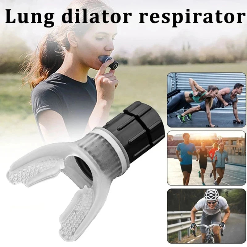 1/2PC Sports Breathing Trainer Exercise Lung Face Mouthpiece Respirator Fitness Equipment for Household Healthy Care Accessories