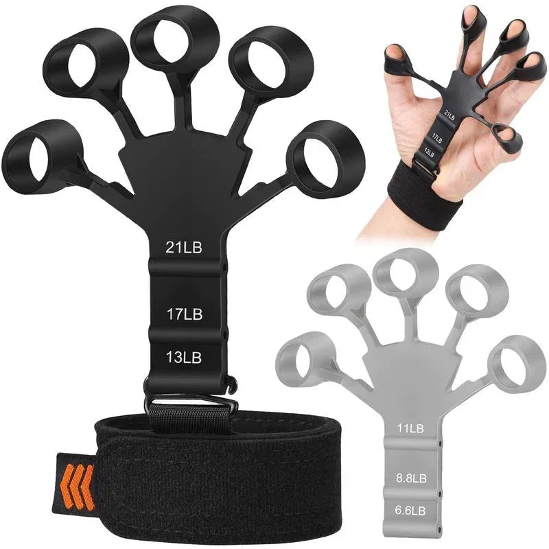 hand flex grip strengthener Expander resistance Rubber finger trainer handgrip flexgrip gripsters rehabilitation